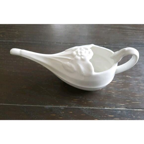 Vintage Porcelain sick duck . Baby, Invalid Feeder, Papboat - Picture 3 of 5